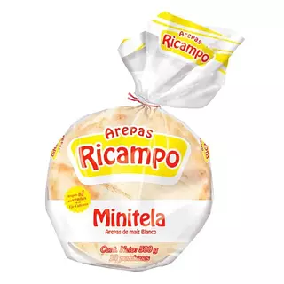 Arepas Ricampo Minitela X 10 Unidades