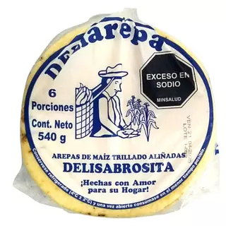 Arepas Deliarepa Delisabrosita X 6 Unidades