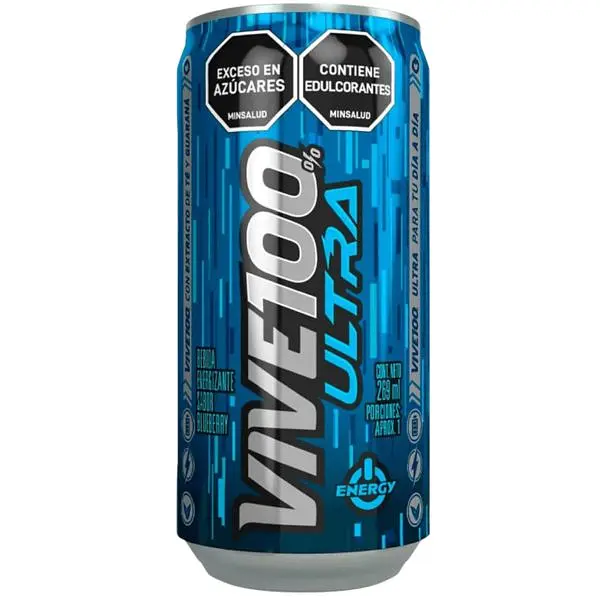 Bebida Energizante Vive100 Ultra X 269ml