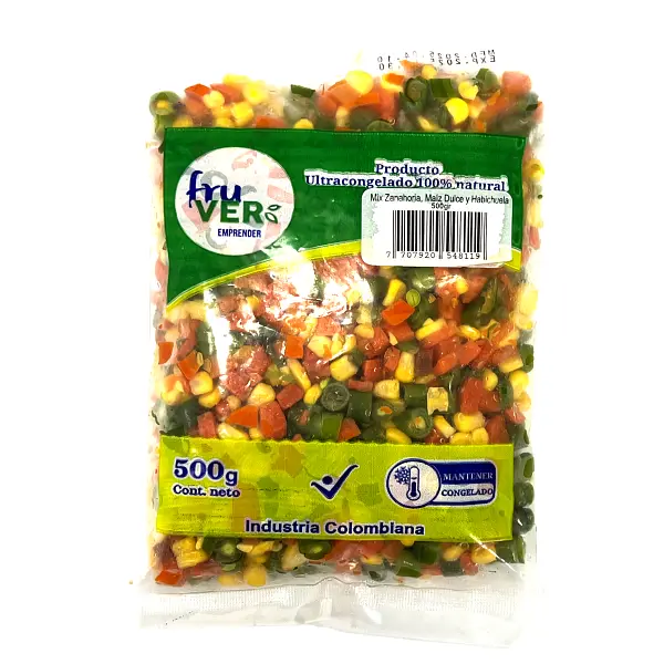 Mix Maíz Dulce, Zanahoria, Y Habichuela X 500g