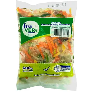 Mix Zucchini, Pimentón, Cebolla Y Zanahoria X 500g