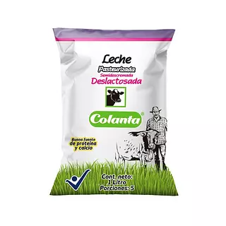Leche Colanta Deslactosada Pasteurizada X 1000ml