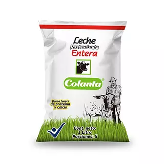 Leche Colanta Entera Pasteurizada X 1000ml