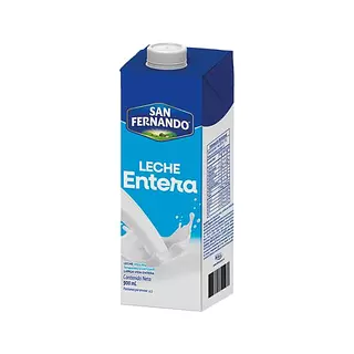 Leche San Fernando Entera Uht Caja X 900ml