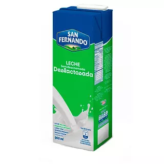 Leche San Fernando Deslactosada Uht Caja X 900ml