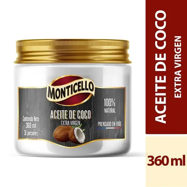 Aceite De Coco Monticello X 360ml