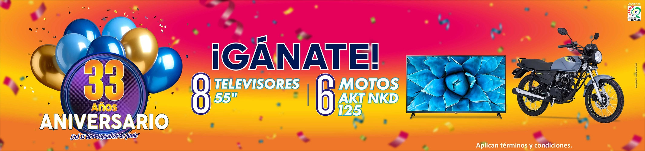 Aniversario 33 años Supermercados El Viejo París 