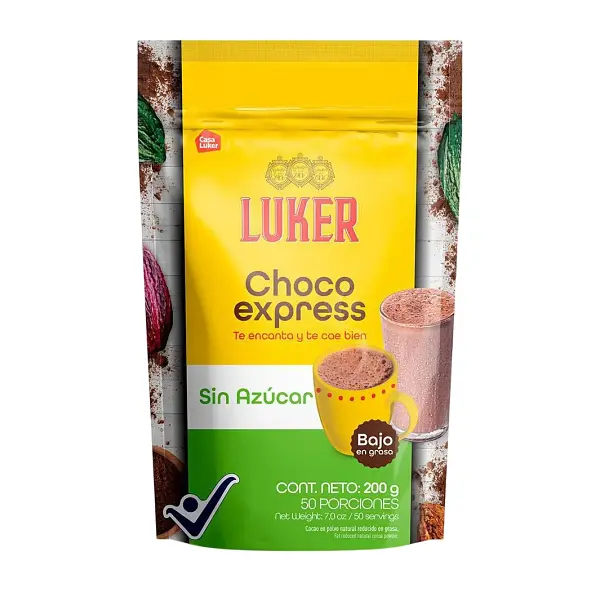 Chocolate Choco Express Sin Azúcar X 200g