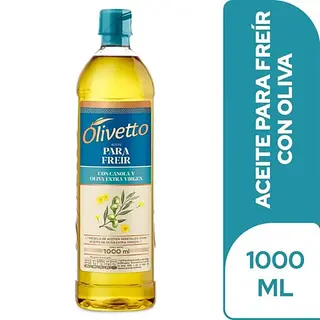 Aceite De Oliva Para Freír Olivetto X 1000ml