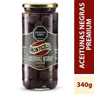 Aceitunas Negras Monticello X 340g