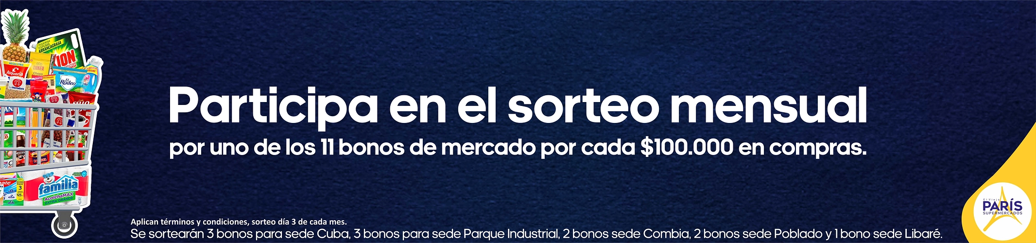 Gana por tus Compras Con El Viejo París 