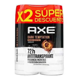Desodorante Axe Dark Temptation X 96ml 2 Unidades