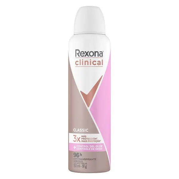 Desodorante Rexona Clinical Women Classic Aerosol X 150ml