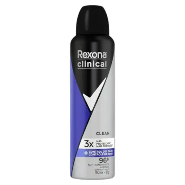 Desodorante Rexona Clinical Clean Aerosol X 150ml