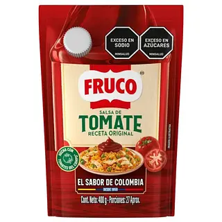 Salsa De Tomate Fruco Doypack X 400gr