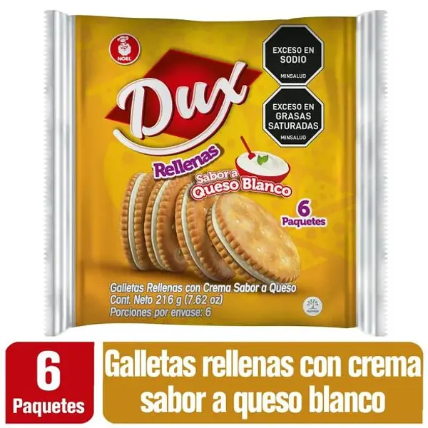 Galleta Dux Noel Queso Blanco X 216g