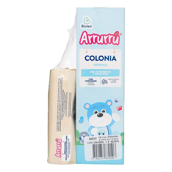 Colonia Arrurú 120ml Azul +Jabón