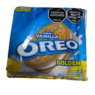 Galleta Oreo Golden X324gr 6unidades