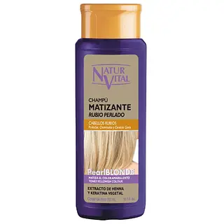 Shampoo Naturvital Matiz/Rubio X300ml