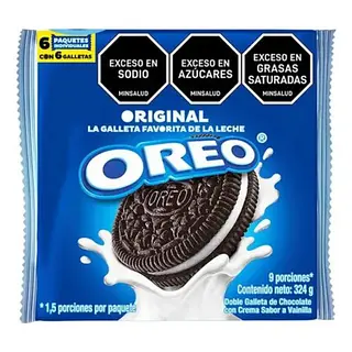 Galleta Oreo Original X54gr 6unidades
