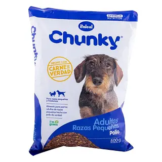 Cuido Chunky Adultos Razas Pequeña Pollo X500grs
