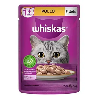 Cuido Whiskas Pouch Fillets/Pollo X 85grs