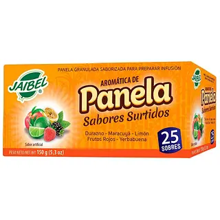 Aromatica Jaibel Panela Surtida X25 Unidades