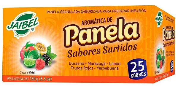 Aromatica Jaibel Panela Surtida X25 Unidades