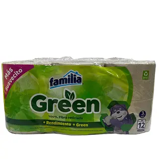 Papel. Higiénico Familia Green X12 Unidades