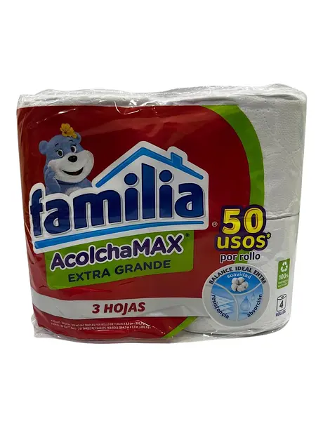 Papel Higiénico Familia Extra - Grande X4 Unidades