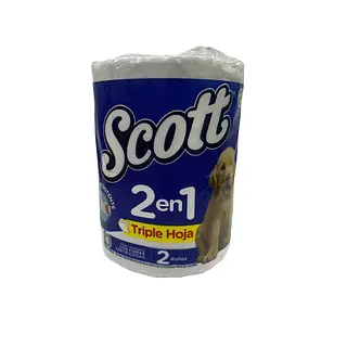 Papel. Higiénico Scott 2en1 X 2 Unidades
