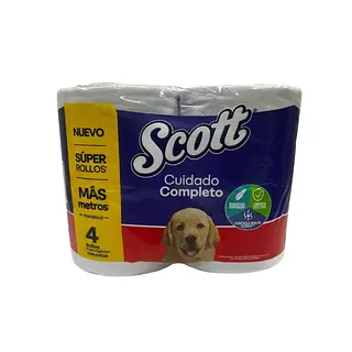 Papel. Higiénico Scott C. Completa X4 Unidades