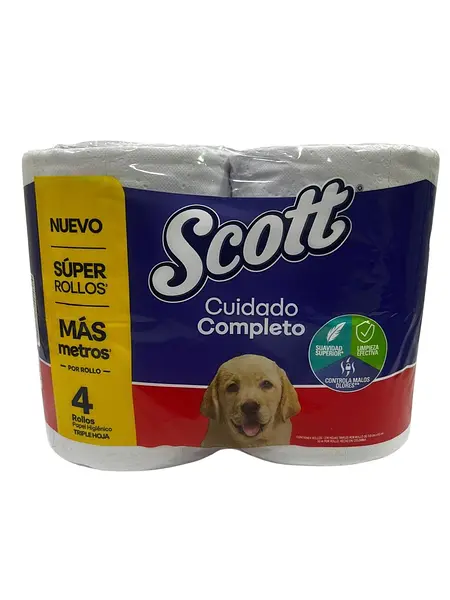 Papel. Higiénico Scott C. Completa X4 Unidades