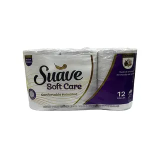 Papel Higiénico Suave Gold Soft Care X12 Unidades