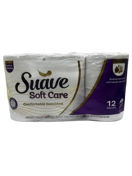 Papel Higiénico Suave Gold Soft Care X12 Unidades