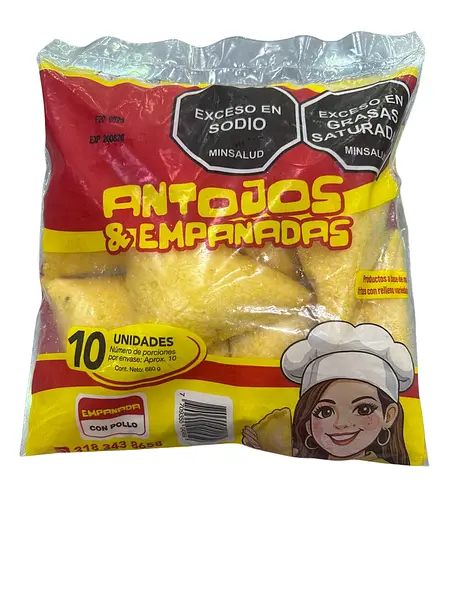 Empanada Antojos Pollo X 10uds