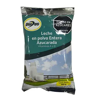 Leche Unidos Polvo Azucarada X 360g
