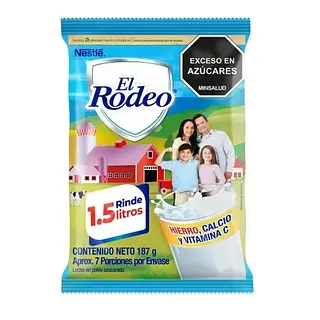 Leche El Rodeo Polvo X187g