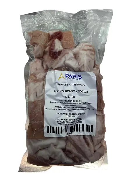 Tocino Picado Paris Al Vacio X 500gr