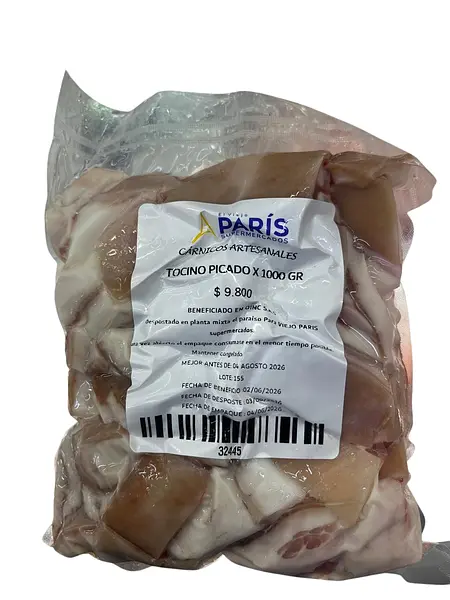Tocino Picado Paris Al Vacio X 1000gr