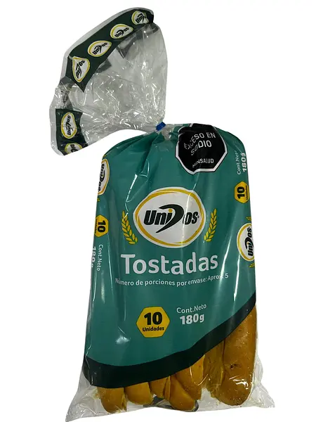 Tostadas Unidos X 180g X 10 Unidades