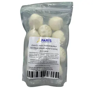 Pandebono París Pan Ultracongelado X 500g