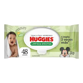 Toallitas Húmedas Huggies L. Efectiv X 48 Unidades