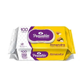 Toallitas Húmedas Pequeñin Almendras X 100 Unidades