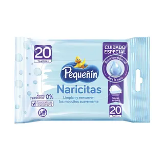 Toallitas Húmedas Pequeñin Naricita X 20 Unidades