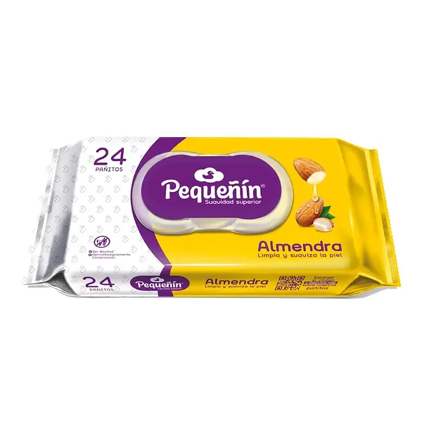 Toallitas Húmedas Pequeñin Almendrasx 24 Unidades
