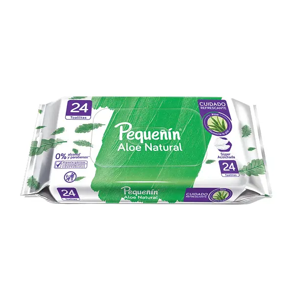 Toallitas Húmedas Pequeñin Aloe X 24 Unidades
