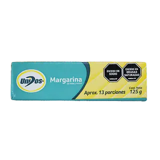 Margarina Unidos X 125grs Barra
