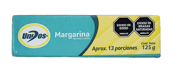 Margarina Unidos X 125grs Barra