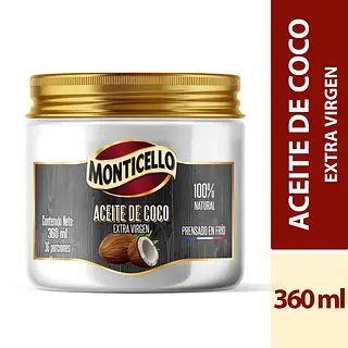 Aceite De Coco Montichello X 360ml